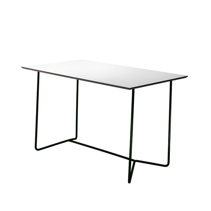 High Tech rechthoekige tafel - Wit-zwart frame - Grythyttan Stålmöbler