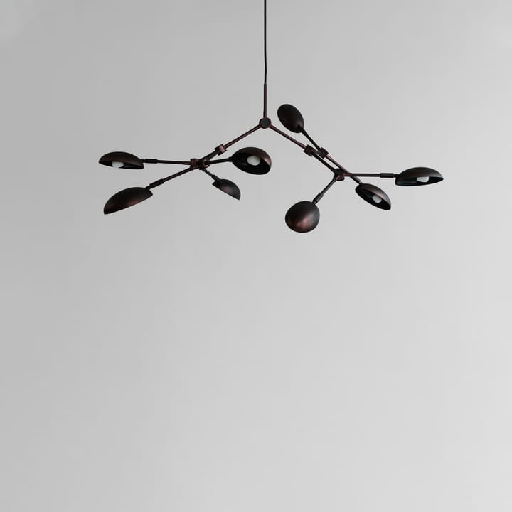 Drop Chandelier kroonluchter mini, Burned black 101 Copenhagen