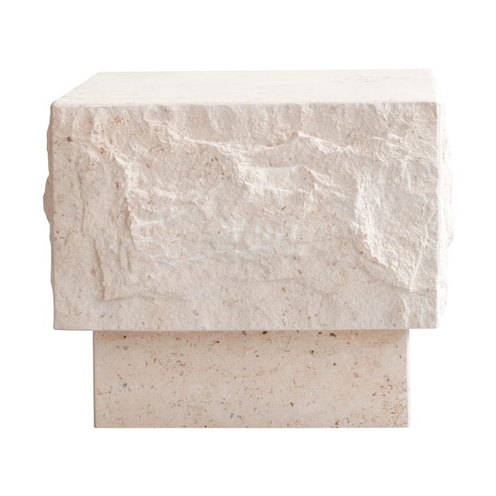 Temple bijzettafel low 42x40 cm - Limestone - 101 Copenhagen