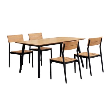 Björnö eetset met 4 stoelen teak - undefined - 1898