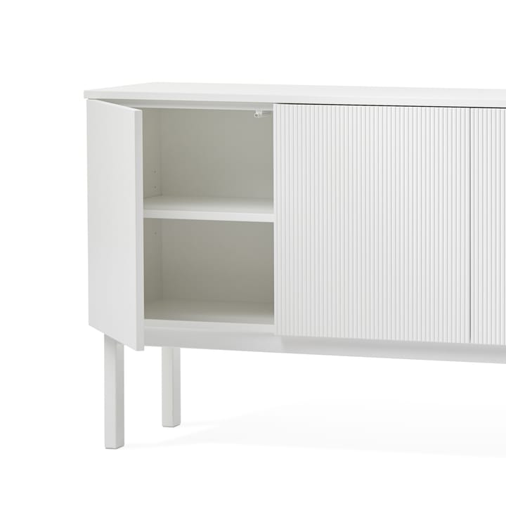 Beam sideboard, lichtgrijs, lichtgrijs onderstel, blad van carrara marmer A2