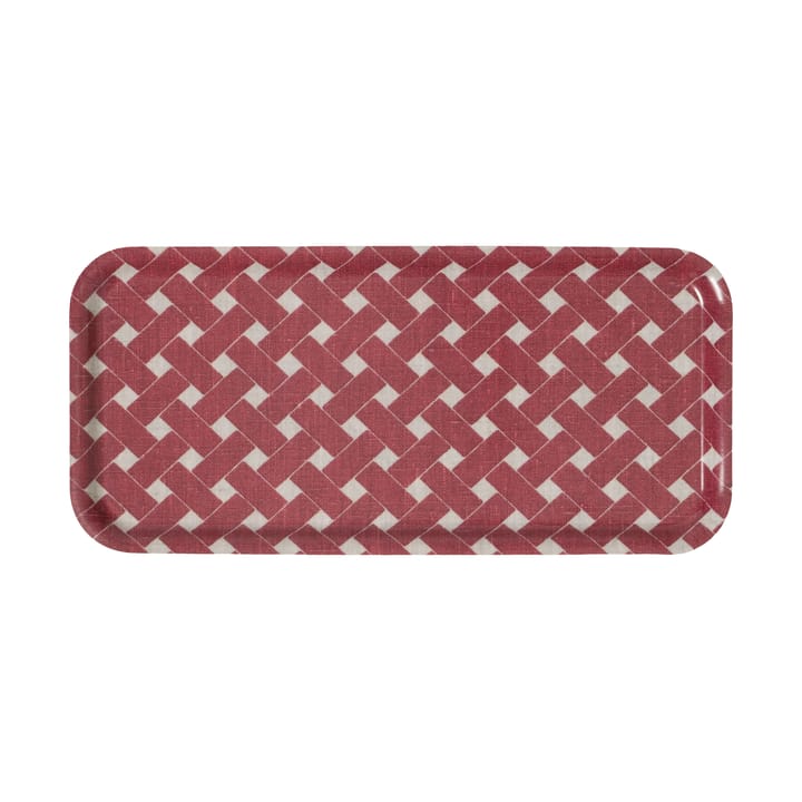 Korg dienblad 15x32 cm - Rood - Almedahls