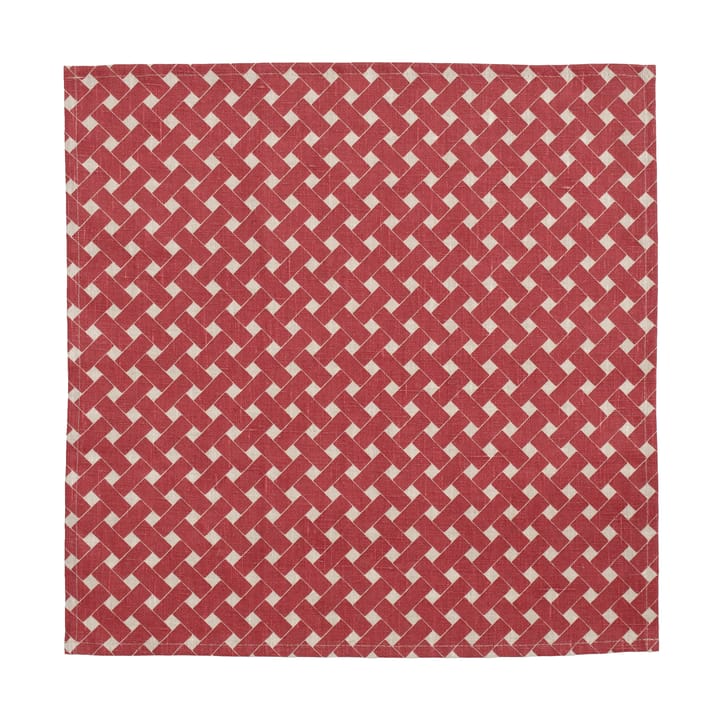 Korg servet 45x45 cm 2-pack - Rood - Almedahls