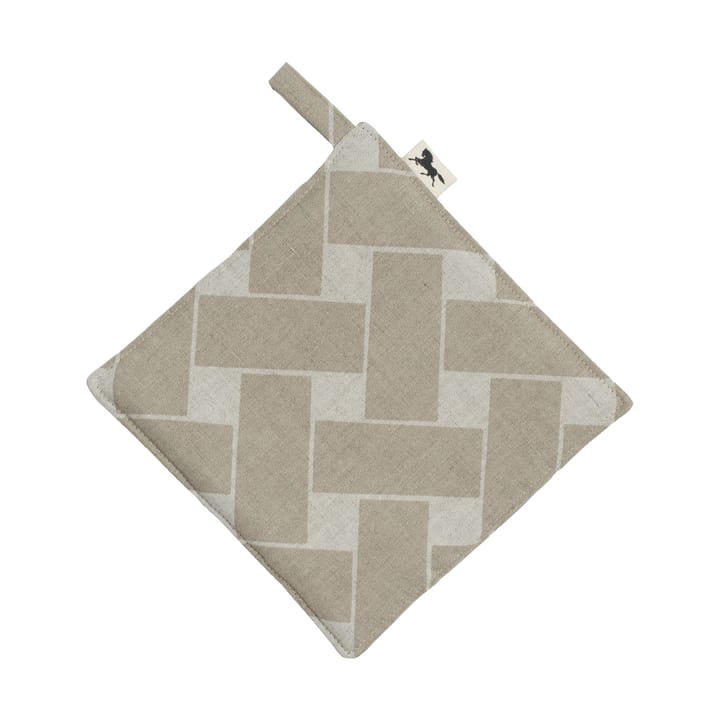 Korg XL pannenlap 23x23 cm - Natuur-taupe - Almedahls