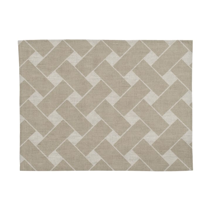 Korg XL placemat 34x45 cm 2-pack - Natuur-taupe - Almedahls