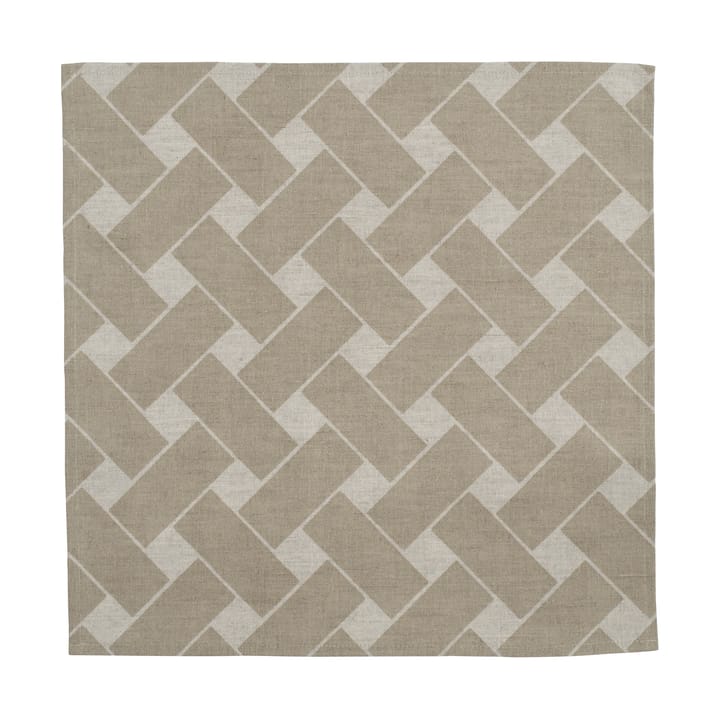 Korg XL servet 45x45 cm 2-pack - Natuur-taupe - Almedahls