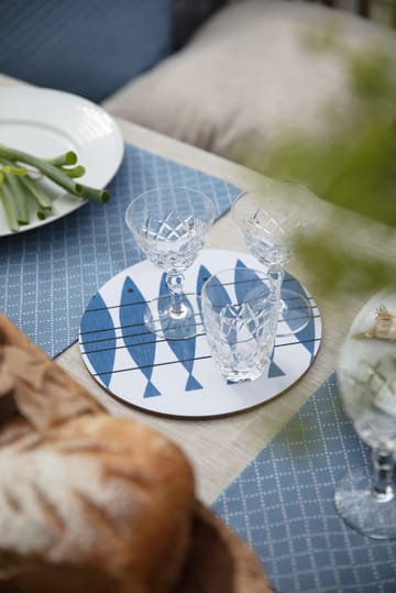 Prickruta placemat 34x45 cm 2-pack - Blauw - Almedahls