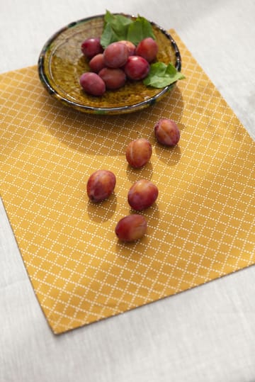 Prickruta placemat 34x45 cm 2-pack - Oker - Almedahls