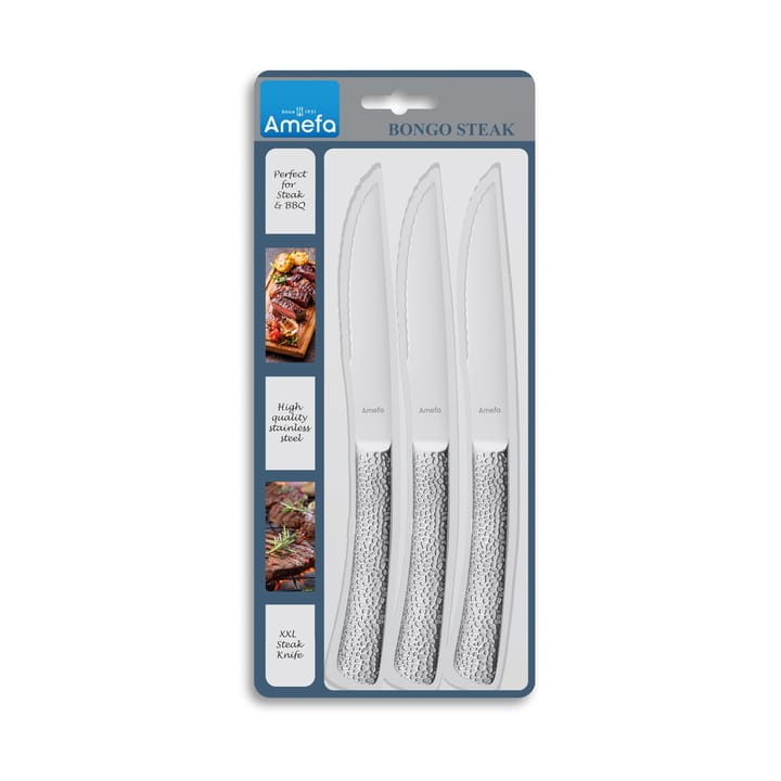 Bongo grillmes 3-pack - Roestvrij staal - Amefa