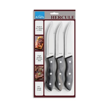 Hercule grillmes XXL 3-pack - Zwart - Amefa