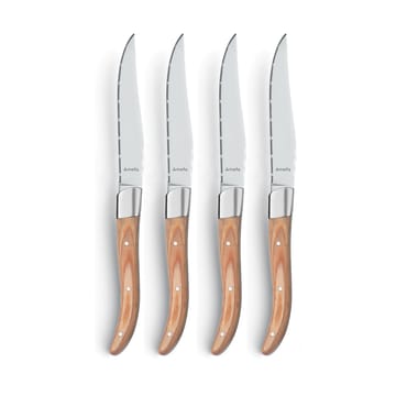 Royal Steak grillmes 4-pack - Natural in houten doos - Amefa