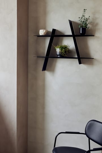 A-Shelf wandrek Large 78x12x67 cm - Black - Andersen Furniture