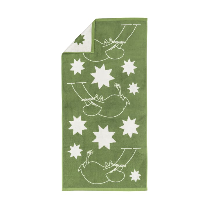 Moomin badhanddoek 70x140 cm - sterren groen - Arabia