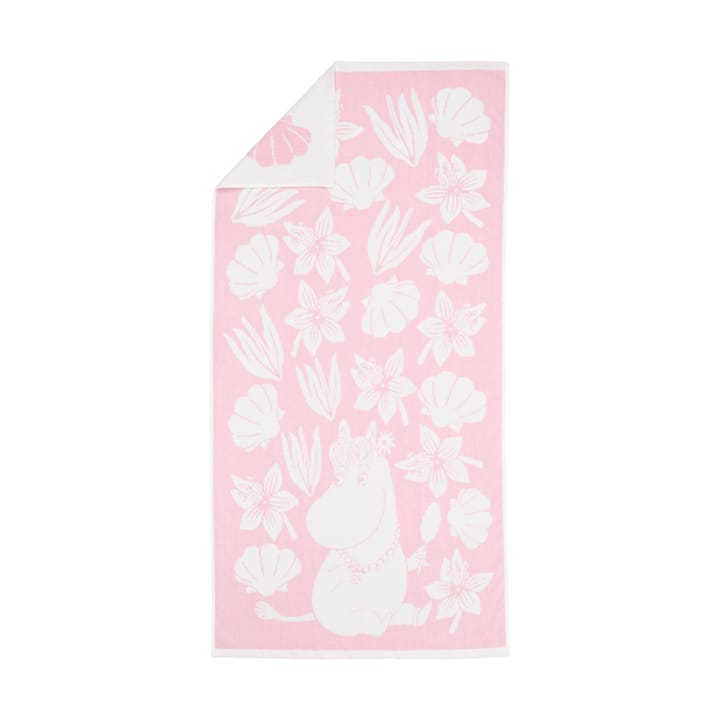 Moomin badhanddoek 70x140 cm - Zeeschelpen roze - Arabia