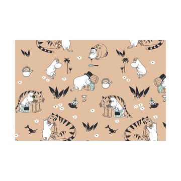 Moomin dekbedovertrek 150x210 cm - Moominfamilie beige - Arabia