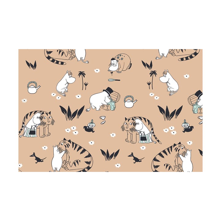 Moomin dekbedovertrek 150x210 cm, Moominfamilie beige Arabia