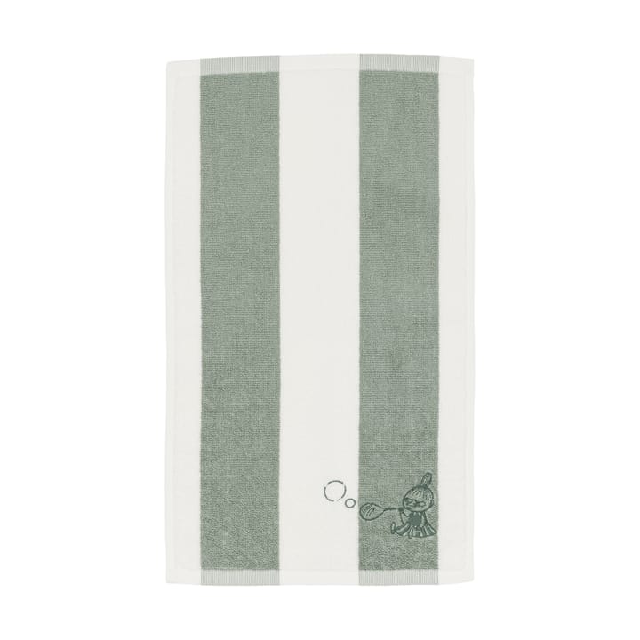 Moomin handdoek 30x50 cm - Lilla My groen-wit - Arabia