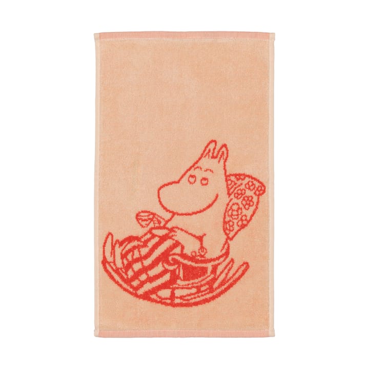 Moomin handdoek 30x50 cm - Moominmamma perzik - Arabia