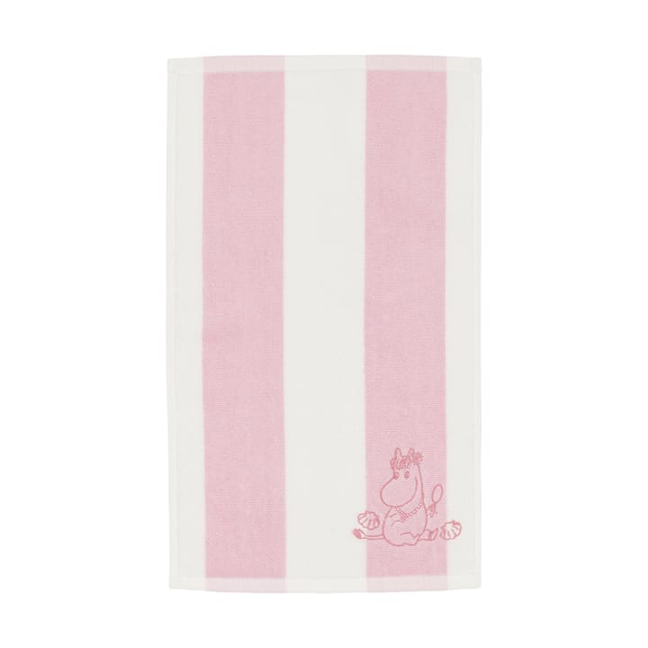 Moomin handdoek 30x50 cm - Schelp roze-wit - Arabia