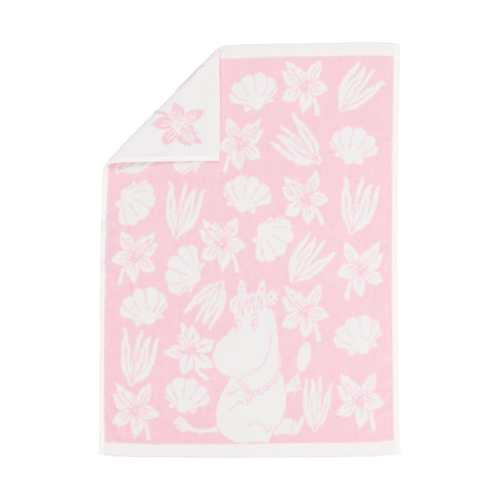 Moomin handdoek 50x70 cm - Schelp roze-wit - Arabia