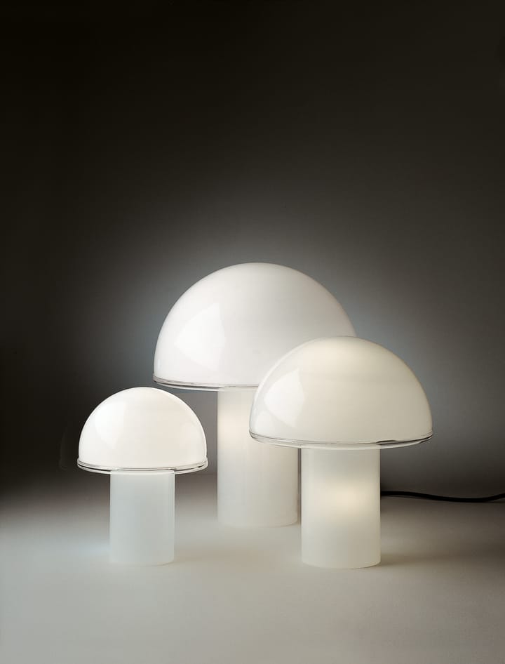 Onfale Medio tafellamp Ø28 cm, Opal wit Artemide