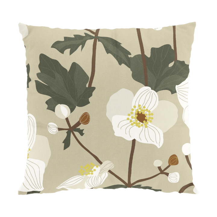 Anemon kussenhoes 47x47 cm - Beige - Arvidssons Textil