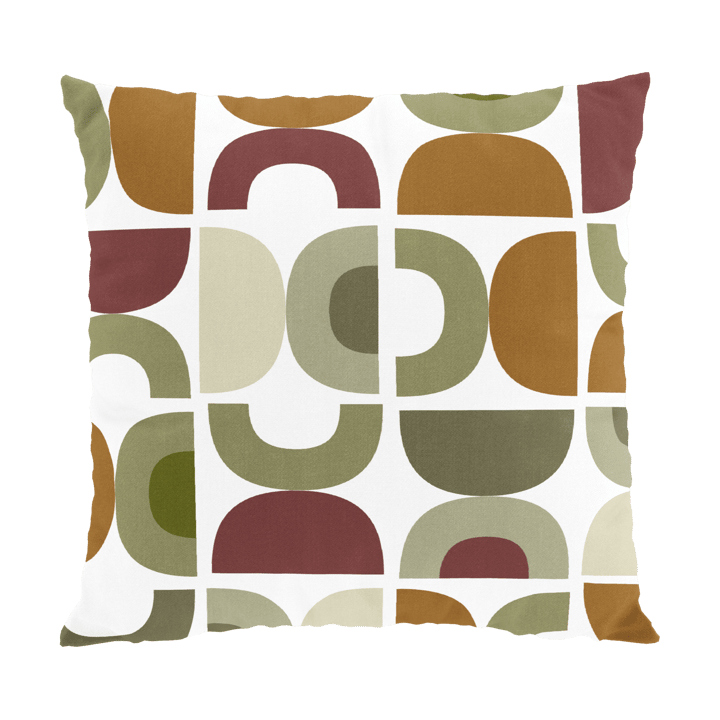 Spiraldans kussenhoes 47x47 cm - Beige - Arvidssons Textil