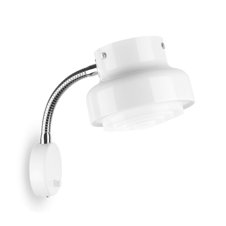 Bumling mini wandlamp Ø 19 cm. - wit - Ateljé Lyktan