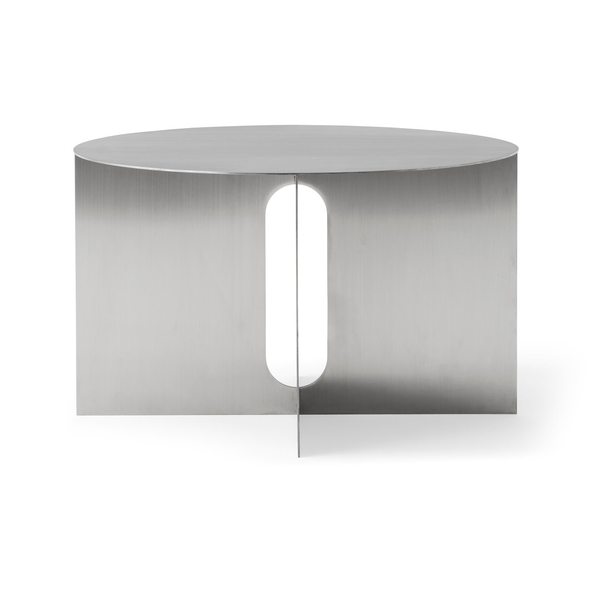 Audo Copenhagen Androgyne bijzettafel Ø63 cm Brushed steel