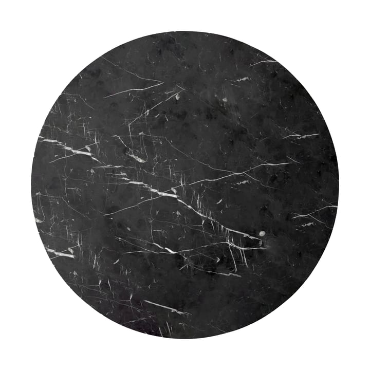 Androgyne tafelblad voor bijzettafel Ø65 cm - Nero Marquina - Audo Copenhagen