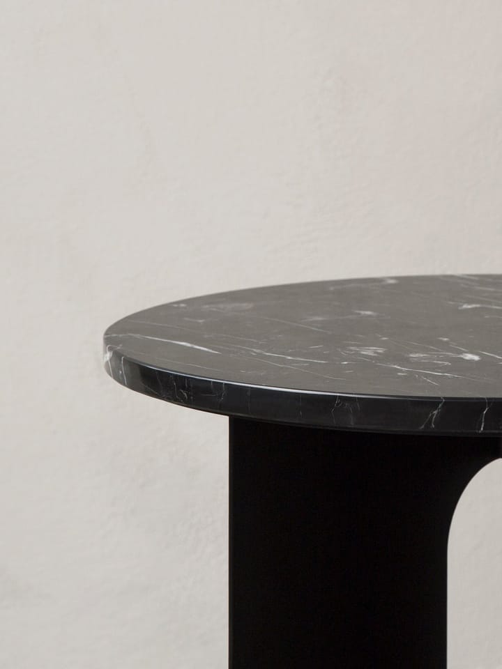 Androgyne tafelblad voor bijzettafel Ø65 cm, Nero Marquina Audo Copenhagen