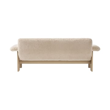 Brasilia bank 2-zits - Natural oak-Nature sheepskin curly - Audo Copenhagen