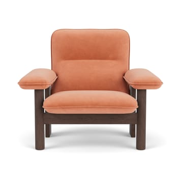 Brasilia fauteuil - Dark oak-Avalon 012 - Audo Copenhagen