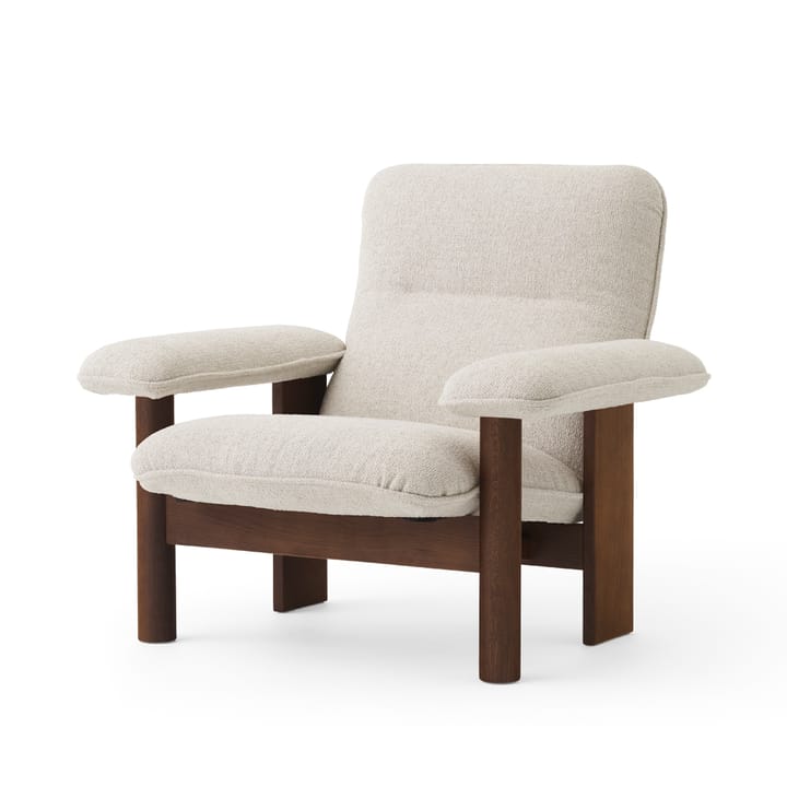 Brasilia fauteuil - Dark oak-Moss 011 grey - Audo Copenhagen