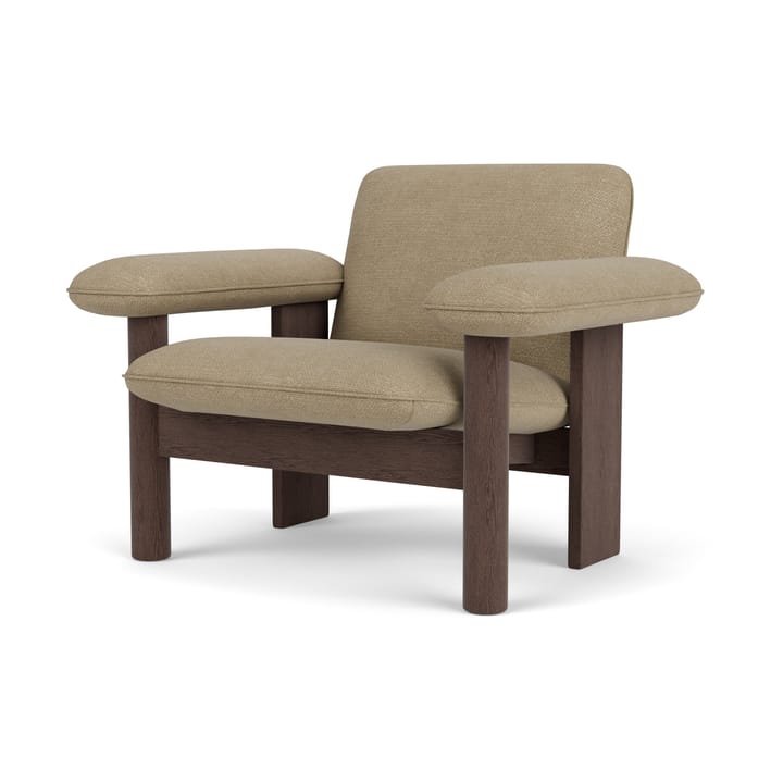 Brasilia fauteuil low back - Dark oak-Audo Bouclé 02 - Audo Copenhagen