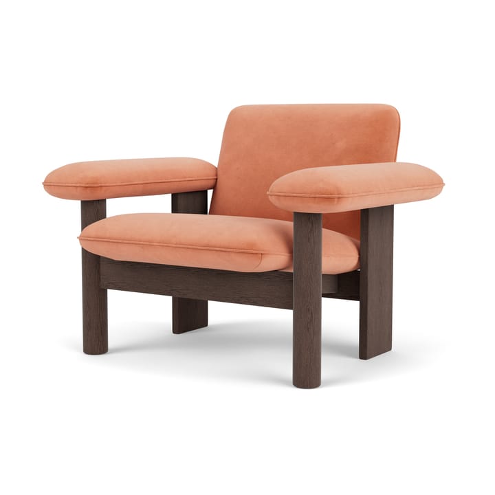 Brasilia fauteuil low back, Dark oak-Avalon 012 Audo Copenhagen