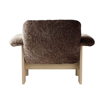 Brasilia fauteuil low back - Natural oak-Sahara sheepskin curly - Audo Copenhagen