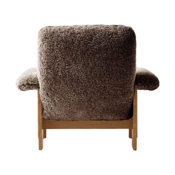 Brasilia fauteuil - Natural oak-Sahara sheepskin curly - Audo Copenhagen