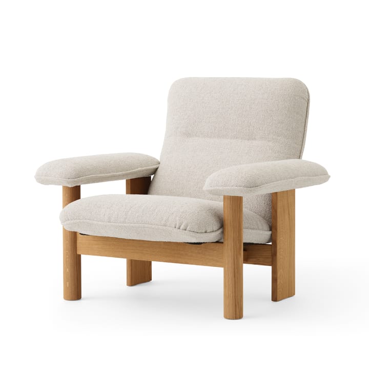 Brasilia fauteuil - Oiled oak-Moss 011 grey - Audo Copenhagen