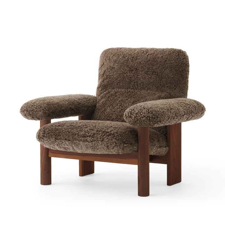 Brasilia fauteuil - Walnut-Root sheepskin - Audo Copenhagen