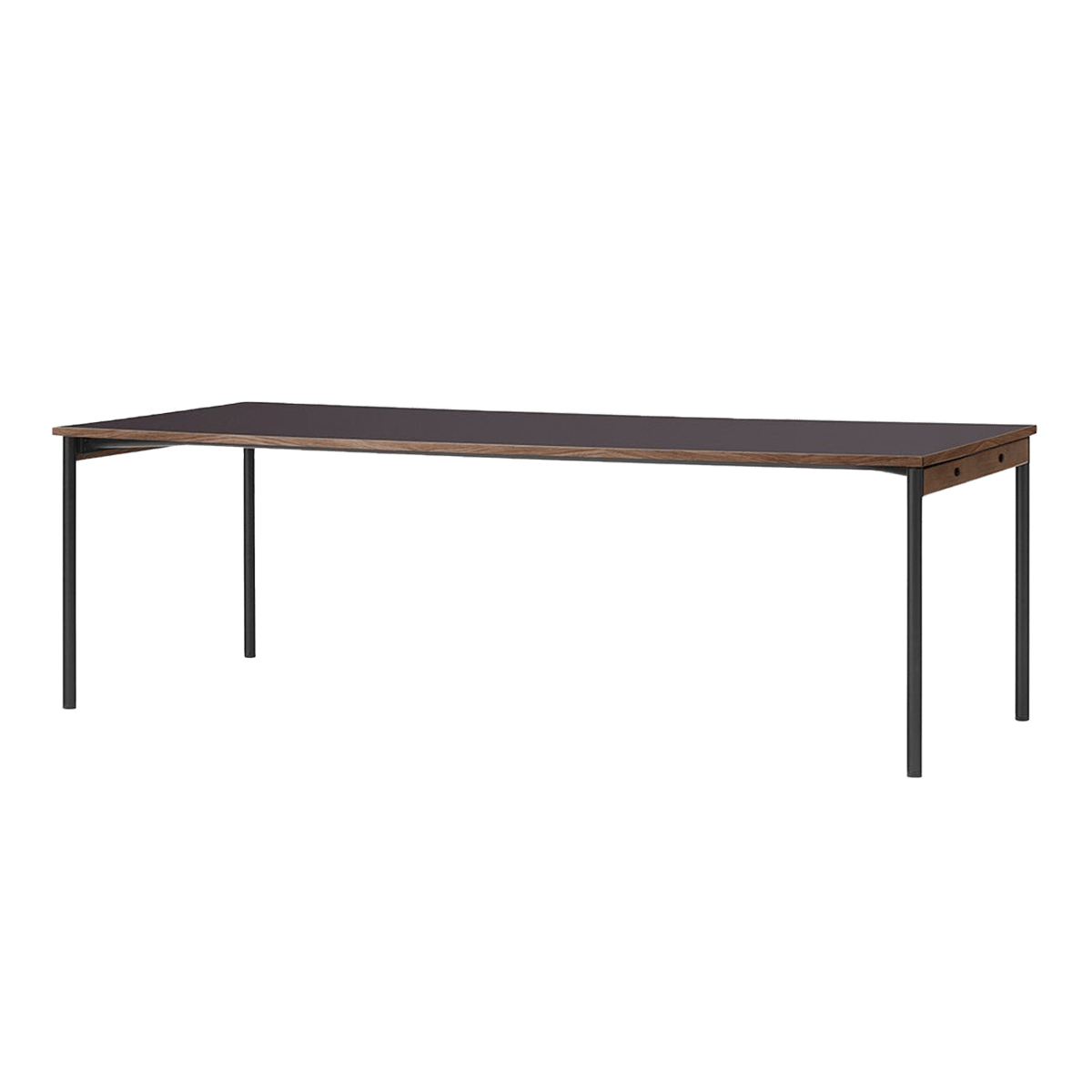 Audo Copenhagen Co Table conferentietafel 240x100cm Black, laminate terra