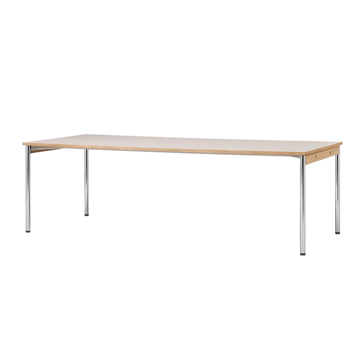 Co Table conferentietafel 240x100cm - Chrome, laminate creme - Audo Copenhagen