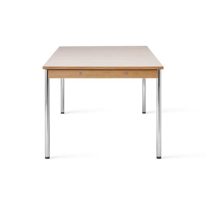 Co Table conferentietafel 240x100cm - Chrome, laminate creme - Audo Copenhagen