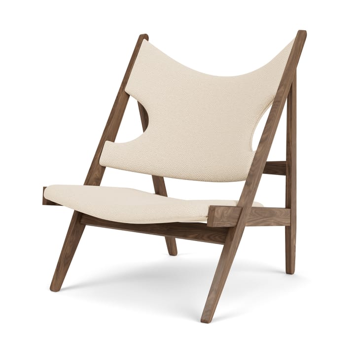 Knitting loungefauteuil, Walnut-Logan Jasmine Audo Copenhagen