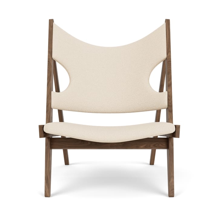 Knitting loungefauteuil, Walnut-Logan Jasmine Audo Copenhagen