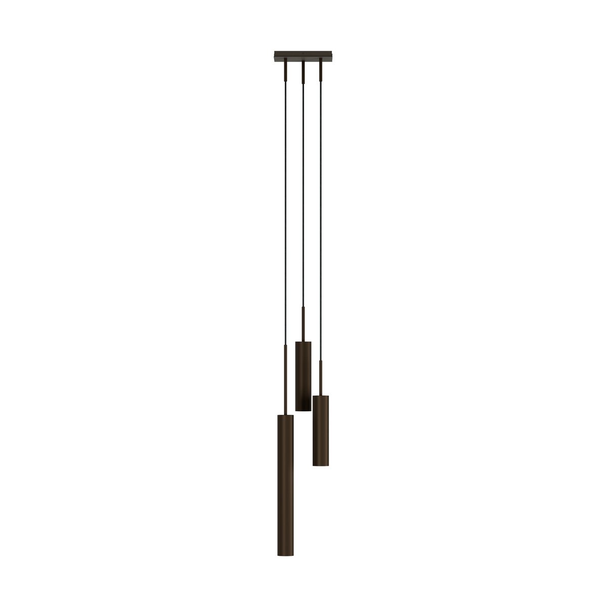 Audo Copenhagen Tubulaire hanglamp 3 Anodized bronzed