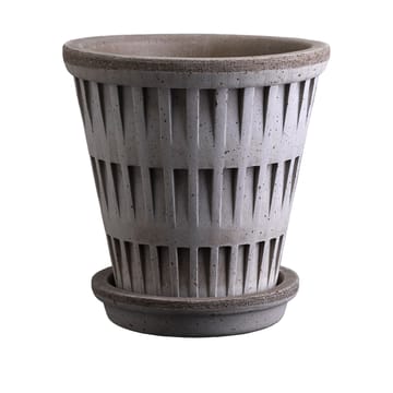 Pantheon raw bloempot - Grey, Ø12 cm - Bergs Potter