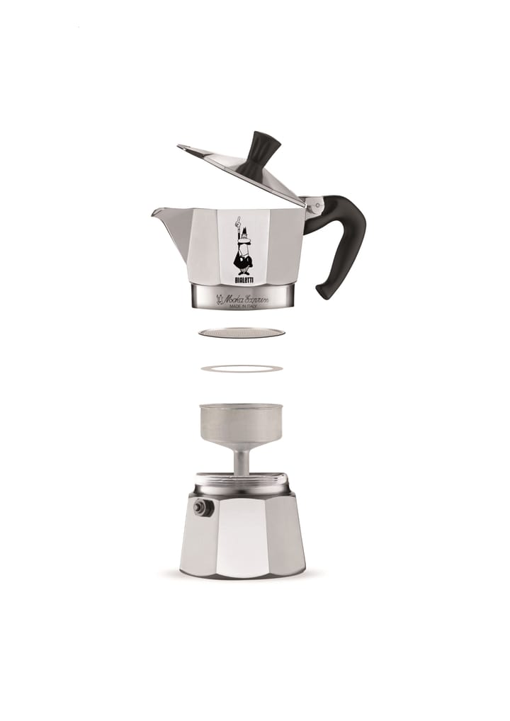 Moka koffiekoker 3 kopjes - Zilver - Bialetti