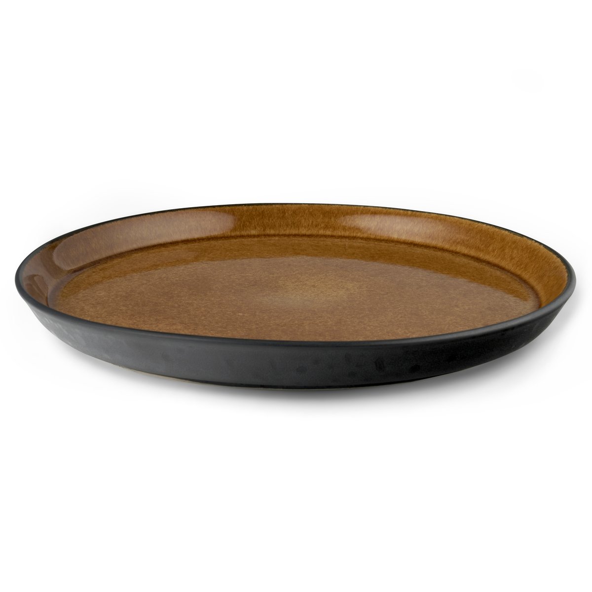 Bitz Bitz bord gastro Ø 27 cm Zwart-amber