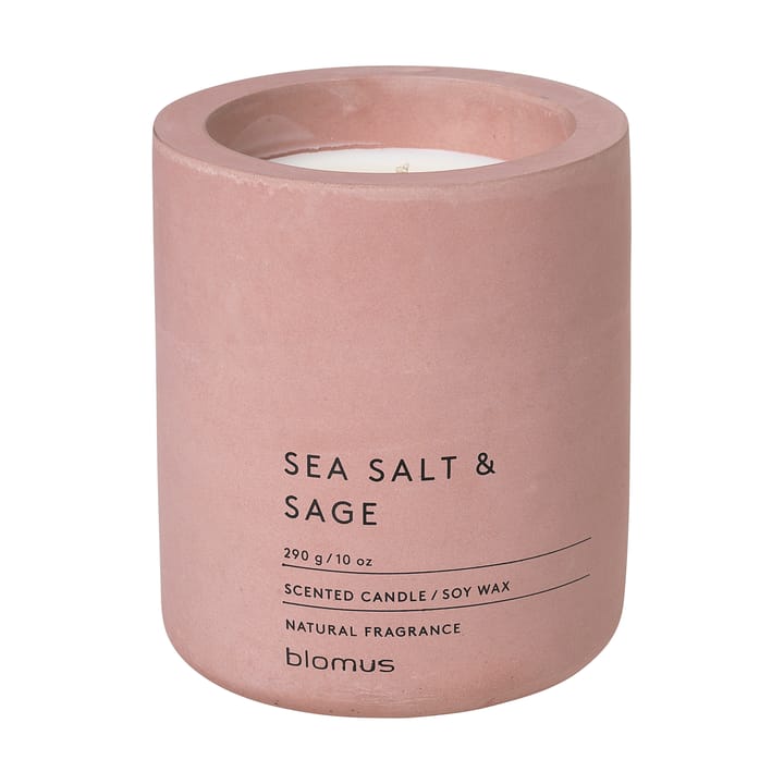 Fraga geurkaars 55 uur - Sea salt & Sage-Withered Rose - blomus